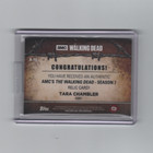 Topps Walking Dead Season 7 Alanna Masterson tara Chambler Shirt Relic Card