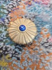 Vintage Estee Lauder Solid Perfume Compact Pendant Locket Empire Necklace 1973 