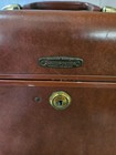 Vintage 1950s Samsonite Streamlite Train Case Saddle Tan Vanity Luggage