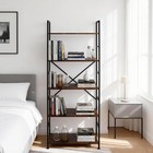 5 Tier Bookshelf Free Standing Shelf  Bookcase Shelf Storage Shelf Organizer
