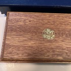 1987 Us Constitution Unc Gold Box And Coa Only  no Coins 