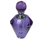 Crystal Art Glass Perfume Bottle Purple Refillable Faceted Glass Dauber Glam