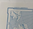 Vtg Denoyer Geppert Desk Activity Map North America 23005 Classroom Study Usa
