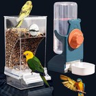 No Mess Bird Feeder Water Dispenser Set  Automatic Parrot Feeder Cage Accessorie