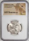 Pamphylia Side Ar Tetradrachm Silver Greek Athena Coin 100 Bc - Certified Ngc Vf