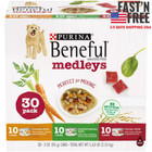 Purina Beneful Medleys Wet Dog Food Variety Pack Chicken Lamb Beef  30 Pack