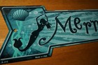 Mermaids Arrow Sign Tiki Beach Bar Pool Tropical Nautical Coastal Home Decor New