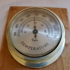 Vintage Taylor Wall Thermometer Barometer Humidity  Weather Station 16  Pine