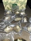 The Bombay Company 12 Solid Brass Shell Vintage Place Card Holders