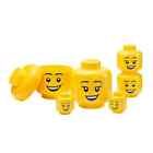 Lego Storage Head Set  6-pieces