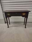 Vtg Statton Trutype Americana Solid Cherry Console Table Old Towne Finish
