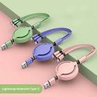 Three-in-one Mobile Phone Data Cable  Free Switching Of Interfaces  Multi-device