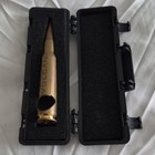  50c Bullet Bottle Opener With Protective Case Breweriana Collectible Bar Tool