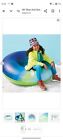 Sun Squad 48 In Inflatable Snow Sled Heavy Duty Winter Snow Tube For Kids Adults