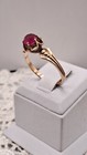 Vintage Ussr Silver 925 Russian Super Ring Awesome Ruby