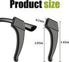 16 Pairs Anti-slip Eyeglass Ear Grips Hook Comfortable Silicone Elastic Eyeglass