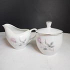 Vtg Canterbury Fine China Super Bowl   Creamer Set  5211 Japan Cottage Core 