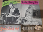 Modern Beauty Shop Magazines - 1940 - Lot - Salon Haircut Hairstyle Hair Fashion