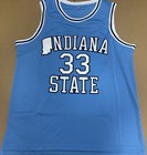 Larry Bird  33 Indiana State College Basketball Jersey All Stitched S-3xl