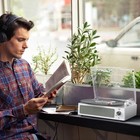 Vinyl Record Player With Speaker - Vintage Style 3-speed Belt-driven Turntable  