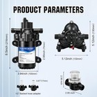 Eco Worthy Rv Fresh Water Pump 12v 3 5gpm 45psi For Camper