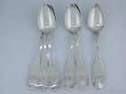 6 Early Coin Silver Teaspoons Mannerback Of Reading Pa C1800 s