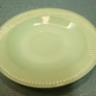 Vintage Fire King Ribbed Jadeite 6  Saucer