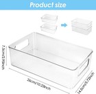 Plastic Baby Bottle Nursery And Food Organizer Storage Holder Bin With 1 
