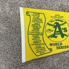 Vtg 1970s Mlb 1973 World Series Champions Oakland A s Pennant Baseball Flag Full