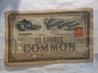 Rare Vintage 1895 Missouri Kansas And Texas Railway Company Stock Certificate