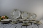 28 Pc 7-piece 4 Place Setting Arcadian Fine China  old Rose 
