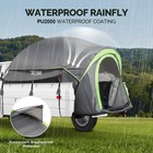 5 5-6 Ft Pickup Truck Tent Waterproof Portable For 2 Person Camping