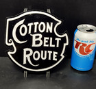     Cast Cotton Belt Railroad Hand Poured Sign Emblem Logo Plaque 