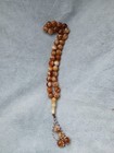 Natural Agate Style Tasbih Prayer Beads 33 Misbaha Islamic Rosary Handmade Sibha