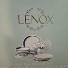 Lenox Dining Blue Bay Melamine   Plastic 16 Piece Dinnerware Set - New