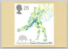 Lot Of 3 Postcards Dinosaurs Royal Mail Postal Stamp England Uk Great Britain