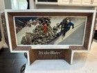 Rare Vintage Oly Olympia Beer It   s The Water Electric 3 Image Lighted Sign