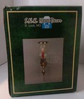 Nos Vintage Lacquered Solid Brass   Glass Wall Sconce Candle Holder Open Box