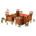 Fort Apache Vintage Old West Cowboy Indian Figures Super Battle Playset Marx