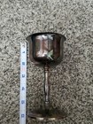 Vintage Cavalier Silver Plate Made In England 10-1 4  Serving Tray And Goblets