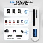 Sd Card Reader For Iphone Ipad  Lightning And Usb C Dual Port Sd Card Adapter
