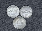 Rare Set Coin 1 Dollar 1945 1947 1948 Canada Georgivs Vi