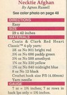 Crochet  Colorful  necktie  Afghan  p155  Vintage Crochet  Pattern
