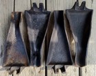 Antique Cast Iron Wood Stove Legs Set Of 4    10 5  X 4 25 