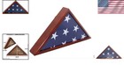 Ready-to-use Memorial Flag Case For 5x9 5  Casket Flags - No Assembly Needed
