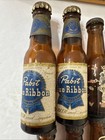 Vintage Mini Beer Bottle Salt   Pepper Shaker Schlitz Bud Bbr 14 Pcs