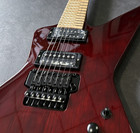 Us Warehouse Brown 7-strings Electric Guitar Maple Fingerboard With Fr Bridge