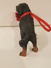 Black Dachshund Christmas Ornament Dog Resin Xmas Red Bowtie