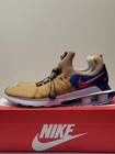 Size 15 - Nike Shox Gravity Metallic Gold   Speed Red White Excellent Condition