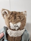 Eden Vintage Peter Rabbit   Cat Plush Toy 1972 Tagged Cotton Filled 30cm Used